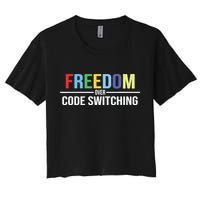 Tabitha Brown Freedom Over Code Switching Crop Top