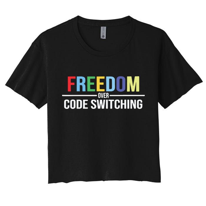 Tabitha Brown Freedom Over Code Switching Crop Top