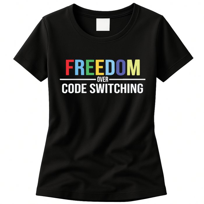 Tabitha Brown Freedom Over Code Switching Womens T-Shirt