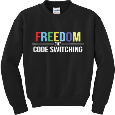 Tabitha Brown Freedom Over Code Switching Kids Sweatshirt