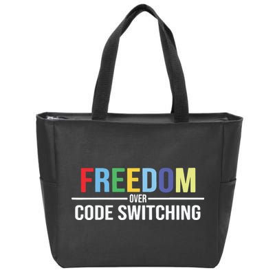 Tabitha Brown Freedom Over Code Switching Zip Tote Bag