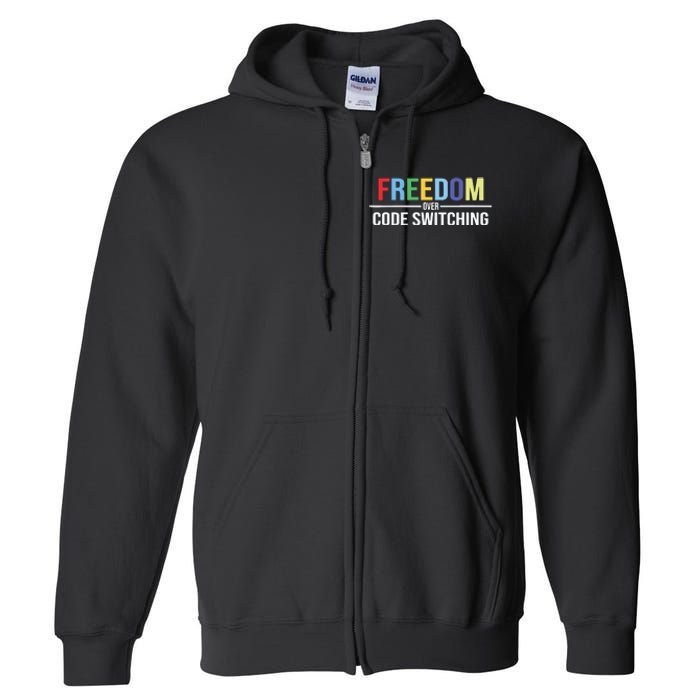 Tabitha Brown Freedom Over Code Switching Full Zip Hoodie