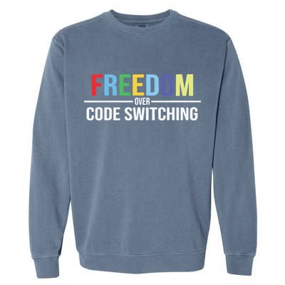 Tabitha Brown Freedom Over Code Switching Garment-Dyed Sweatshirt