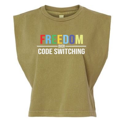 Tabitha Brown Freedom Over Code Switching Garment-Dyed Women's Muscle Tee