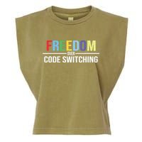 Tabitha Brown Freedom Over Code Switching Garment-Dyed Women's Muscle Tee