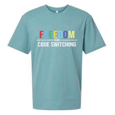 Tabitha Brown Freedom Over Code Switching Sueded Cloud Jersey T-Shirt