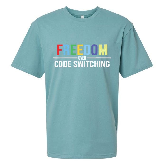 Tabitha Brown Freedom Over Code Switching Sueded Cloud Jersey T-Shirt