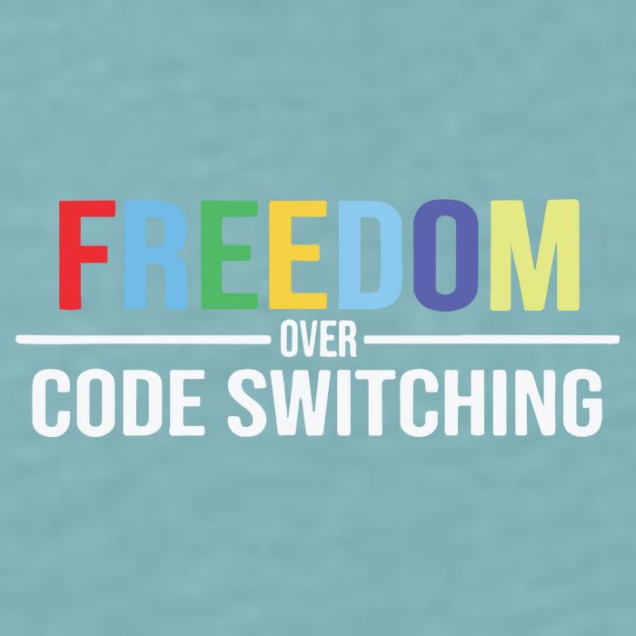 Tabitha Brown Freedom Over Code Switching Sueded Cloud Jersey T-Shirt