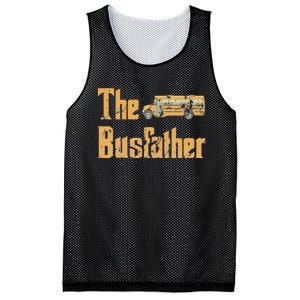 The Busfather Funny Bus Driver Mesh Reversible Basketball Jersey Tank