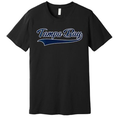 Tampa Bay Florida Throw Back Design Classic Premium T-Shirt