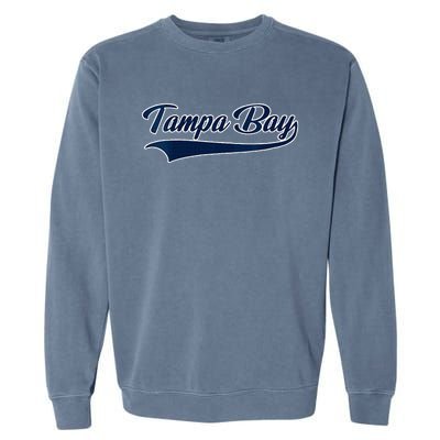 Tampa Bay Florida Throw Back Design Classic Garment-Dyed Sweatshirt