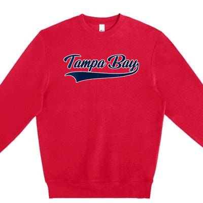 Tampa Bay Florida Throw Back Design Classic Premium Crewneck Sweatshirt