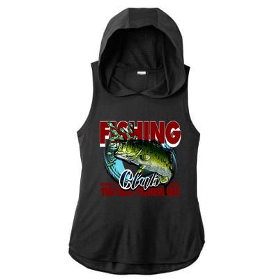 The Best Fishermen Fishing Only Club Ladies PosiCharge Tri-Blend Wicking Draft Hoodie Tank