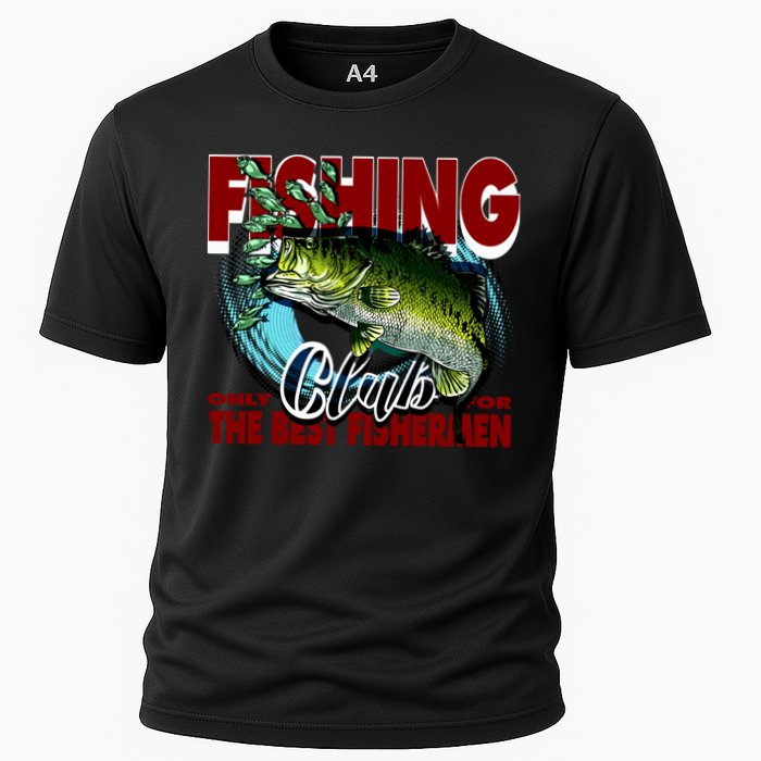 The Best Fishermen Fishing Only Club Cooling Performance Crew T-Shirt