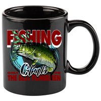 The Best Fishermen Fishing Only Club 11oz C Handle Ceramic Mug