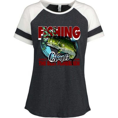 The Best Fishermen Fishing Only Club Enza Ladies Jersey Colorblock Tee