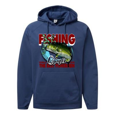 The Best Fishermen Fishing Only Club Performance Fleece Hoodie