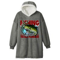 The Best Fishermen Fishing Only Club Hooded Wearable Blanket