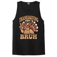 Thanksgiving Bruh Funny Turkey Fall Boy PosiCharge Competitor Tank