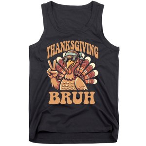 Thanksgiving Bruh Funny Turkey Fall Boy Tank Top