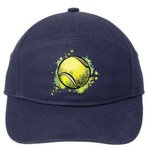 Tennis Ball For Sports And Tennis Lover For Christmas 7-Panel Snapback Hat