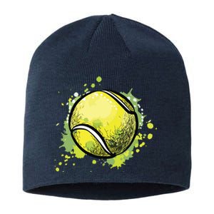 Tennis Ball For Sports And Tennis Lover For Christmas Sustainable Beanie