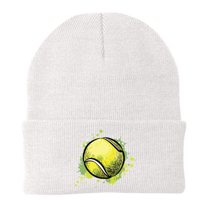 Tennis Ball For Sports And Tennis Lover For Christmas Knit Cap Winter Beanie