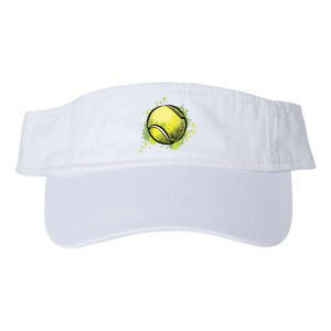 Tennis Ball For Sports And Tennis Lover For Christmas Valucap Bio-Washed Visor