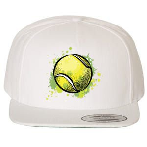 Tennis Ball For Sports And Tennis Lover For Christmas Wool Snapback Cap