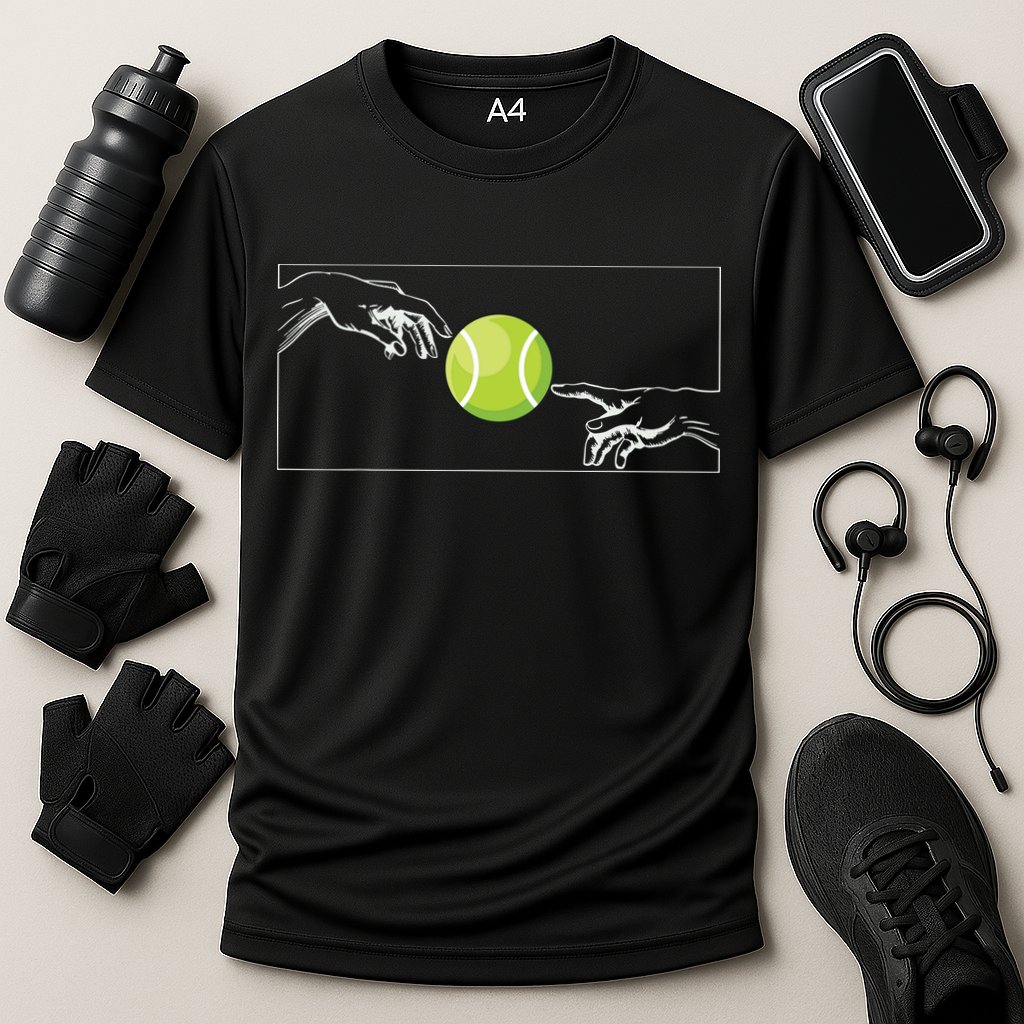 Tennis Ball For Tennis Player Tennis Player To Tennis Cooling Performance Crew T-Shirt