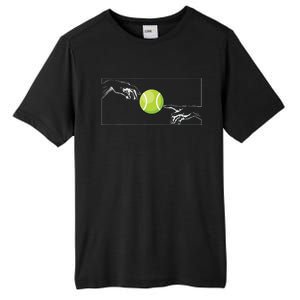 Tennis Ball For Tennis Player Tennis Player To Tennis Tall Fusion ChromaSoft Performance T-Shirt