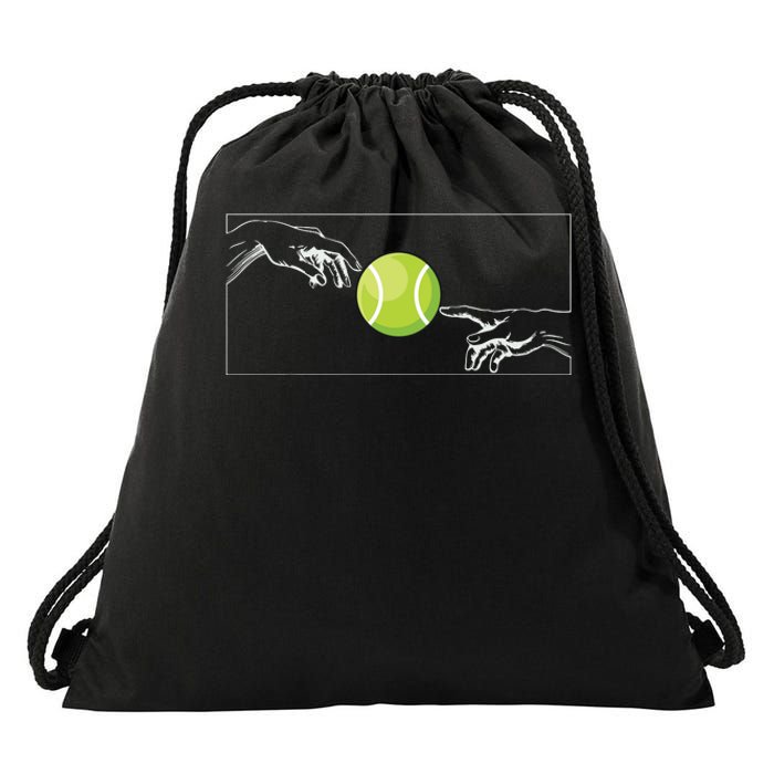 Tennis Ball For Tennis Player Tennis Player To Tennis Drawstring Bag