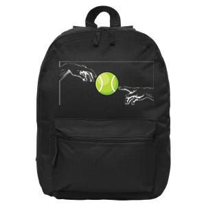 Tennis Ball For Tennis Player Tennis Player To Tennis 16 in Basic Backpack