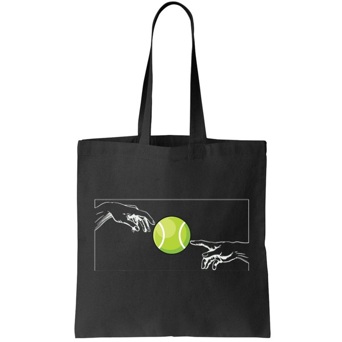 Tennis Ball For Tennis Player Tennis Player To Tennis Tote Bag