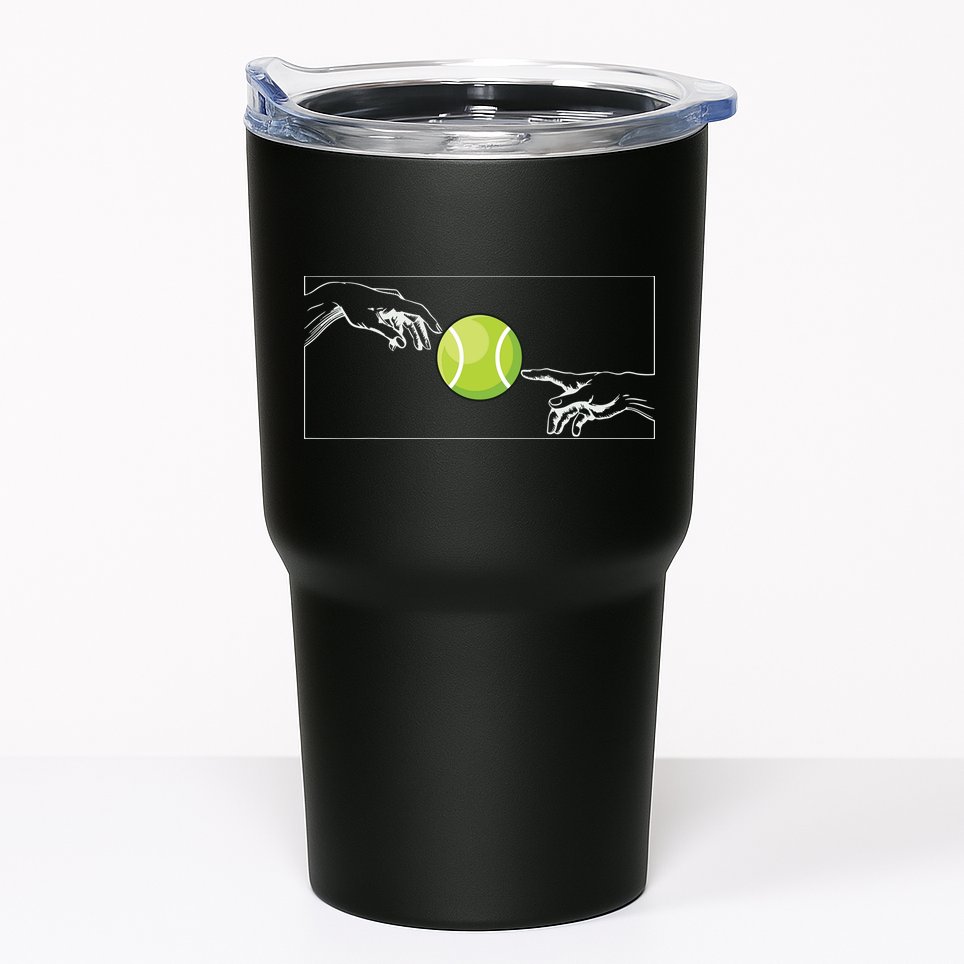 Tennis Ball For Tennis Player Tennis Player To Tennis Tumbler