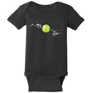 Tennis Ball For Tennis Player Tennis Player To Tennis Baby Bodysuit