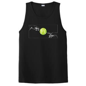 Tennis Ball For Tennis Player Tennis Player To Tennis PosiCharge Competitor Tank