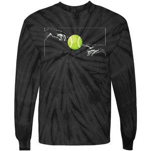 Tennis Ball For Tennis Player Tennis Player To Tennis Tie-Dye Long Sleeve Shirt