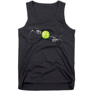 Tennis Ball For Tennis Player Tennis Player To Tennis Tank Top