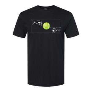 Tennis Ball For Tennis Player Tennis Player To Tennis Softstyle CVC T-Shirt