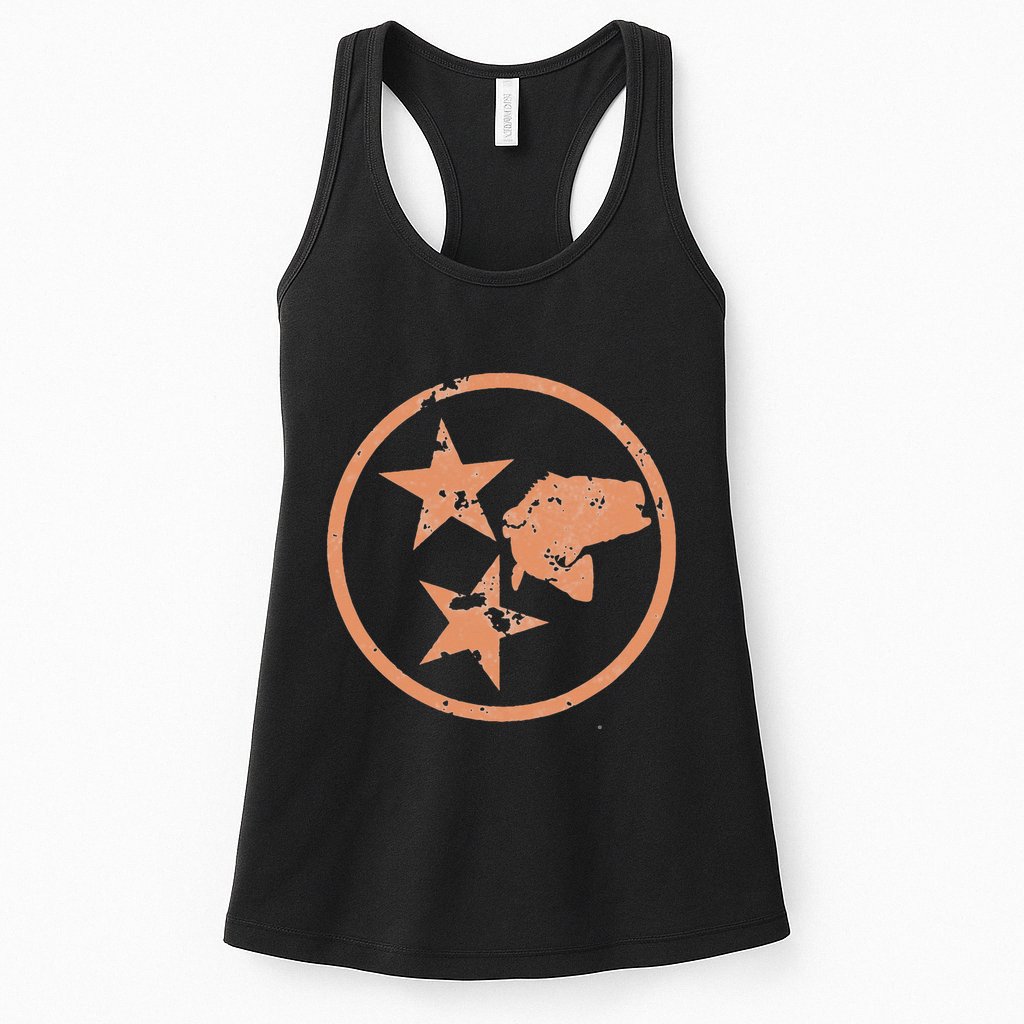 Tennessee Bass Fishing Womens Tank Top