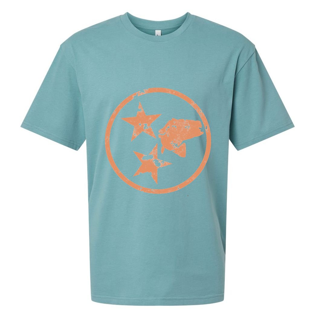 Tennessee Bass Fishing Sueded Cloud Jersey T-Shirt