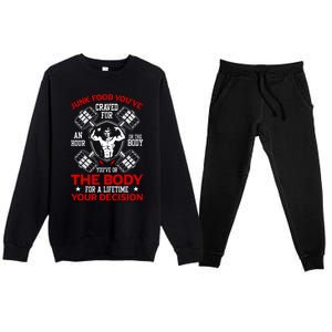 The Body For A Lifetime: Your Decision Premium Crewneck Sweatsuit Set