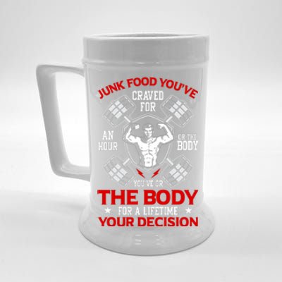 The Body For A Lifetime: Your Decision Beer Stein