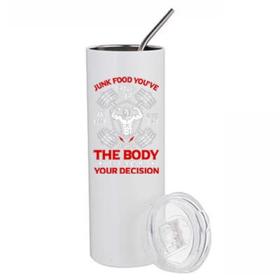 The Body For A Lifetime: Your Decision Stainless Steel Tumbler