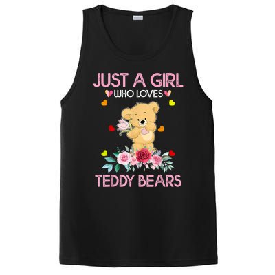 Teddy Bear For Women Just A Who Loves Teddy PosiCharge Competitor Tank