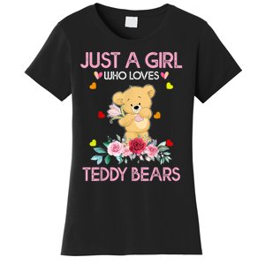 Teddy Bear For Women Just A Who Loves Teddy Women's T-Shirt