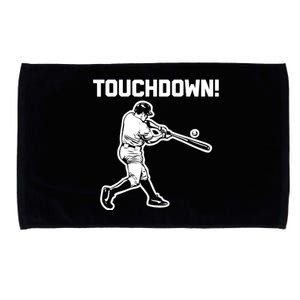 Touchdown Baseball funny saying sarcastic novelty Microfiber Hand Towel