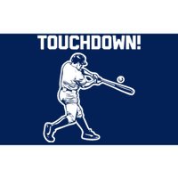 Touchdown Baseball funny saying sarcastic novelty Bumper Sticker