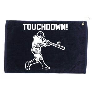 Touchdown Baseball funny saying sarcastic novelty Grommeted Golf Towel